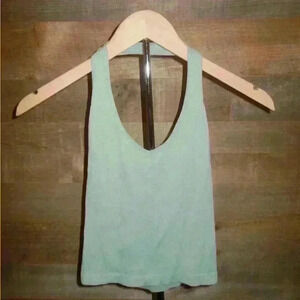 Turquoise halter top - OS